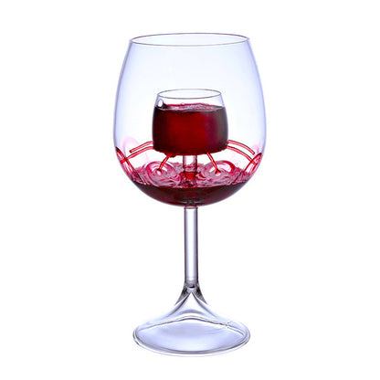 B&B Aerating Wine Glass with Built-In Decanter (520ml)